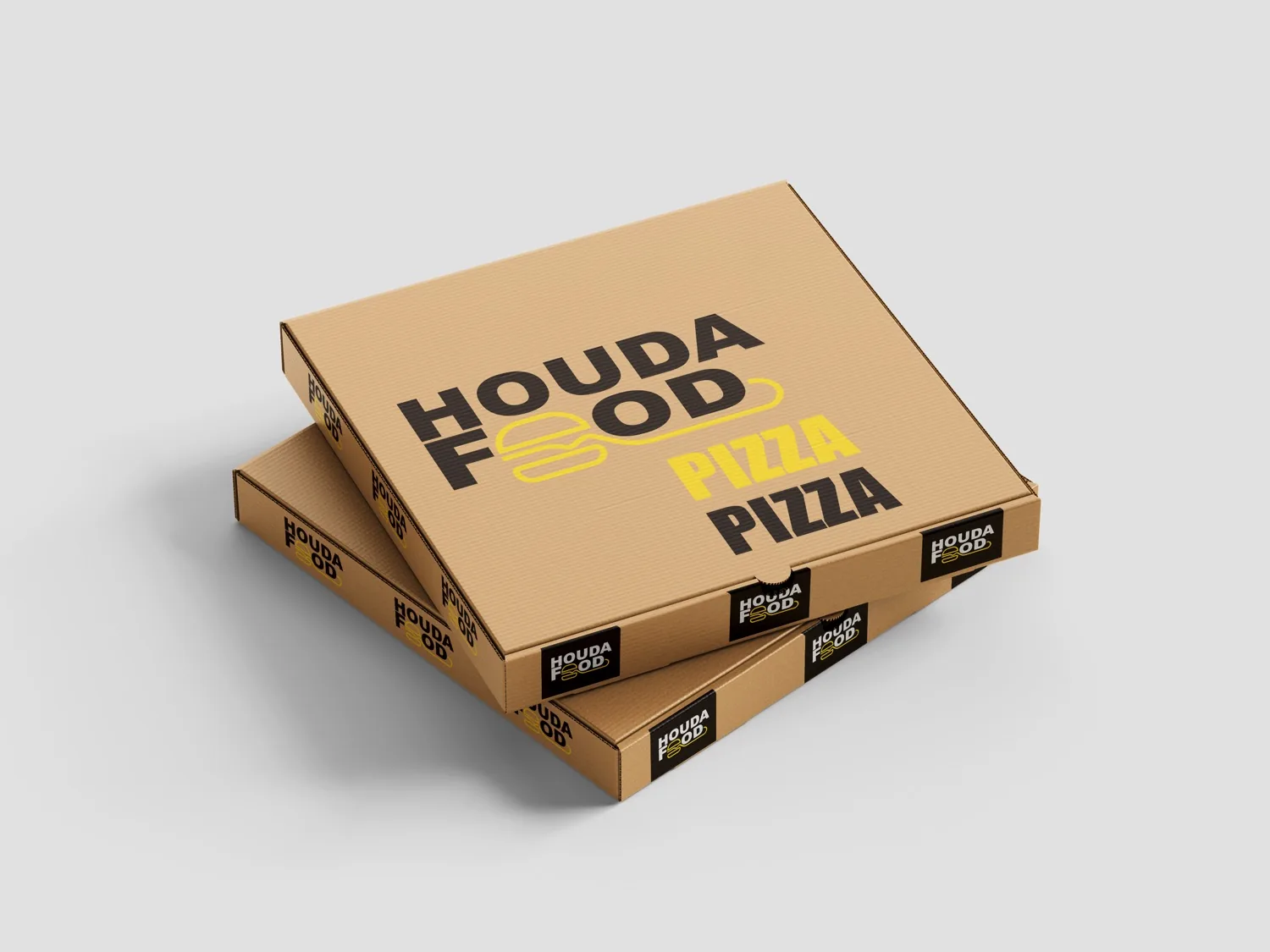 Visuel de communication pour les pizzas